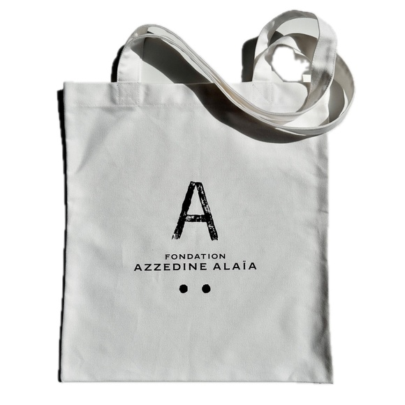 NWT Fondation Azzedine Alaïa Canvas Tote - White - OS - Picture 1 of 2